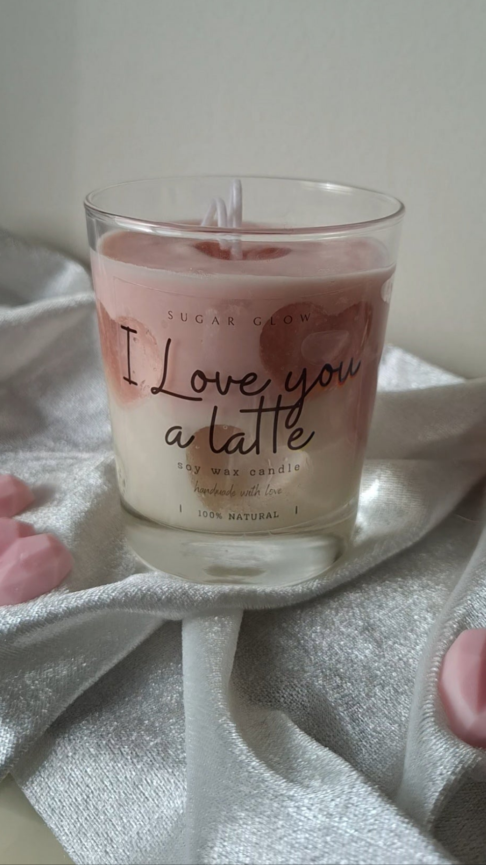 I love you a latte Candle