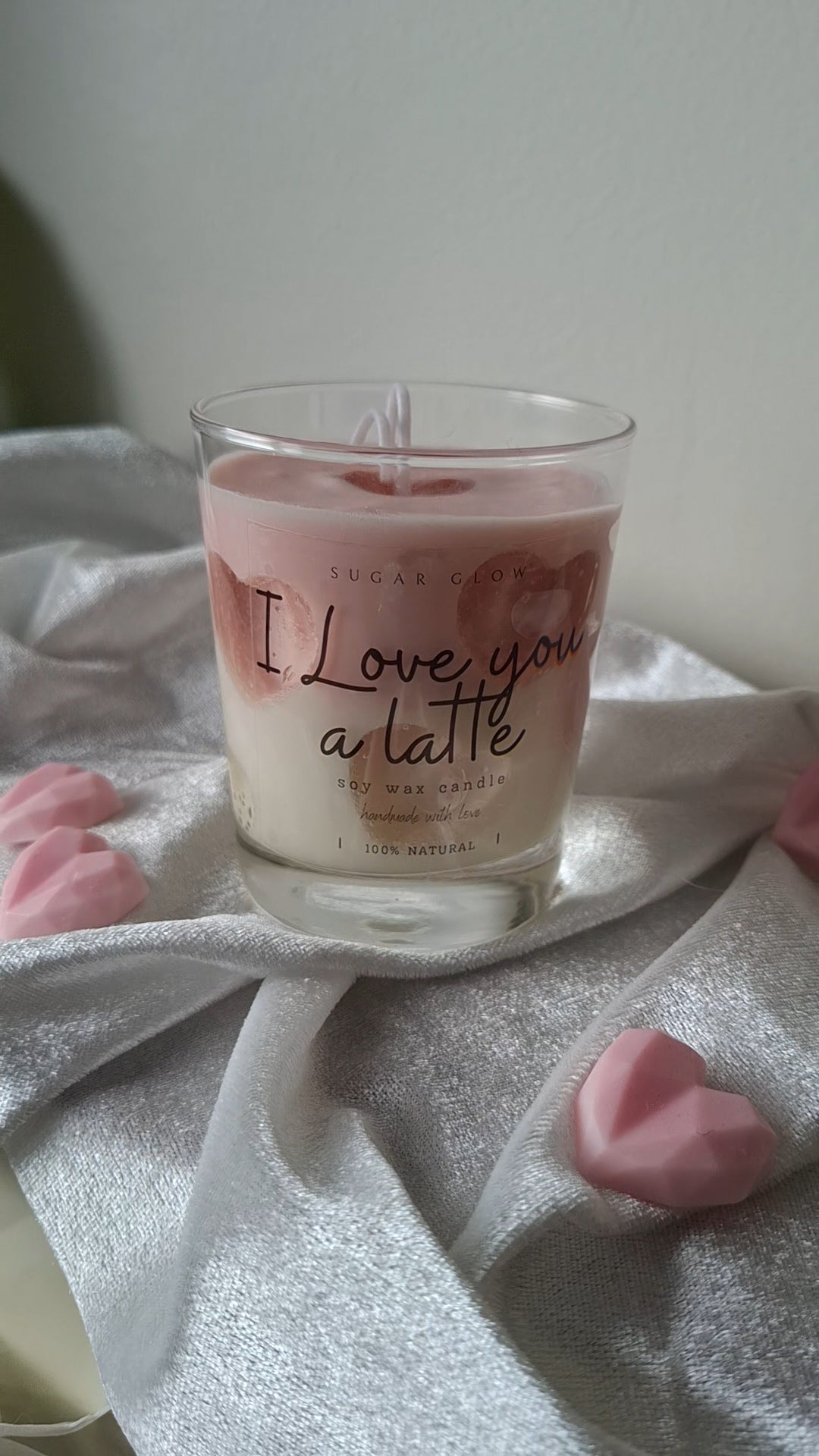 I love you a latte Candle